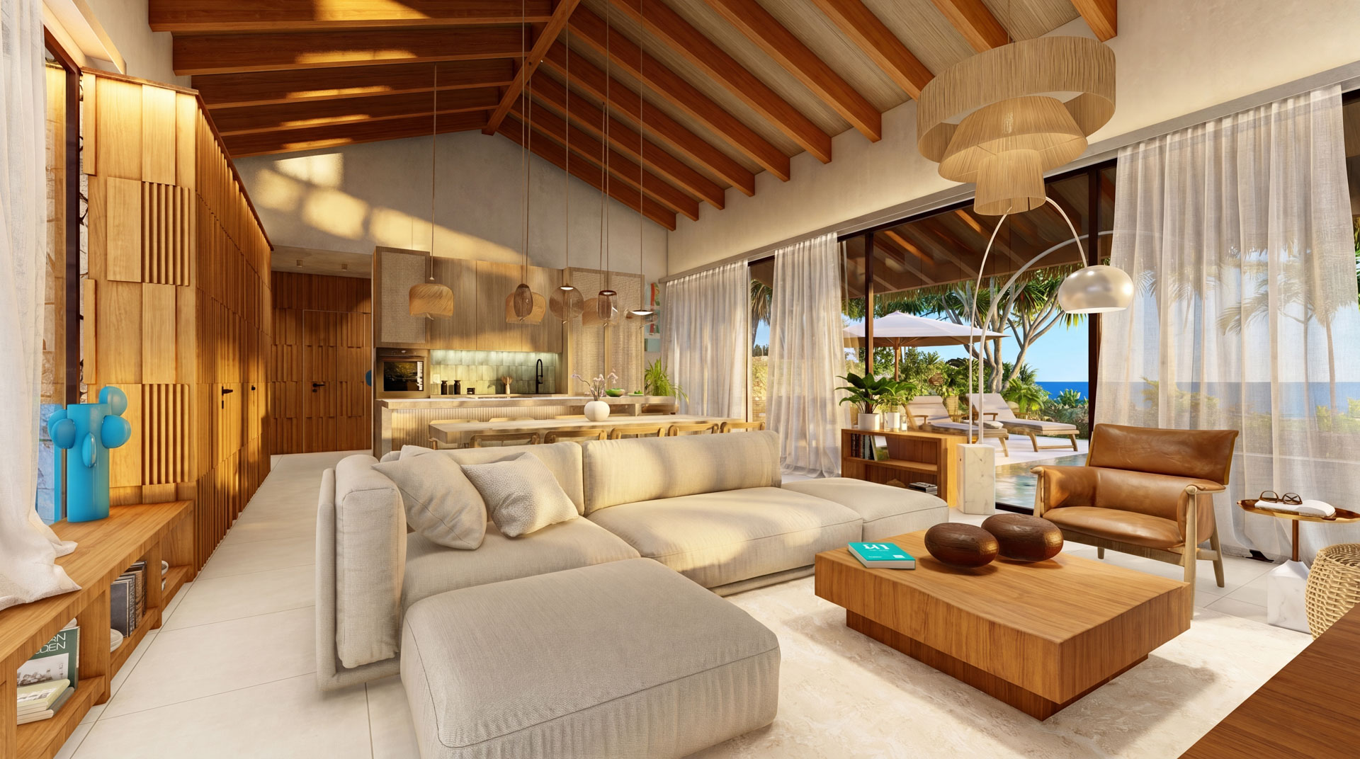 Flor de Pacifico luxury residence architectural rendering