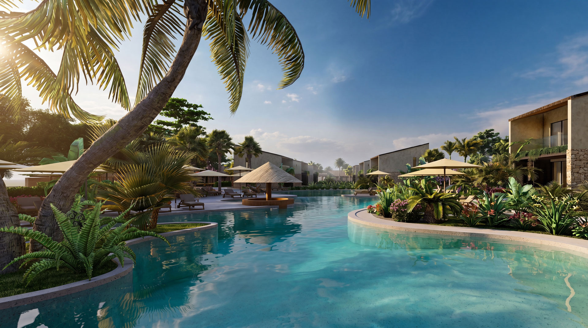 Flor de Pacifico luxury residence architectural rendering