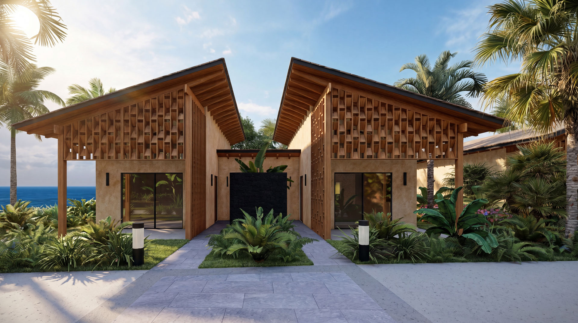 Flor de Pacifico luxury residence architectural rendering