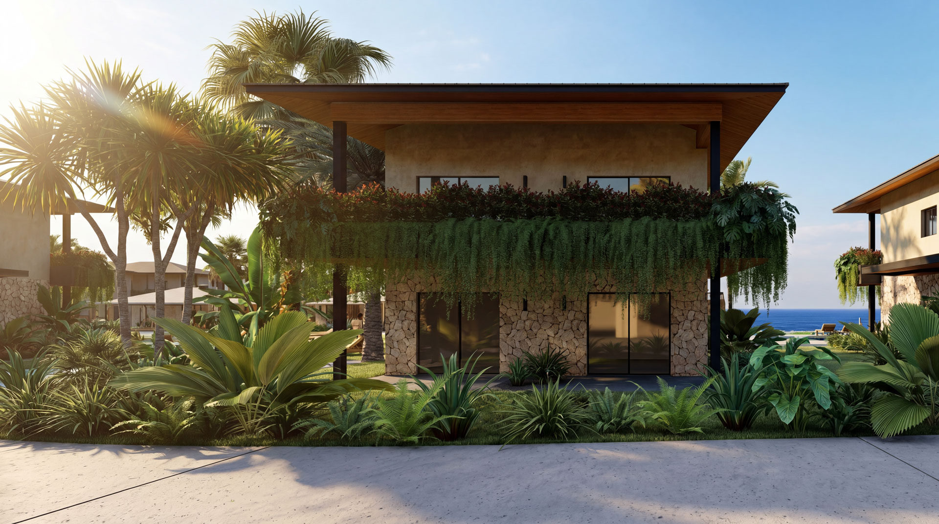 Flor de Pacifico luxury residence architectural rendering