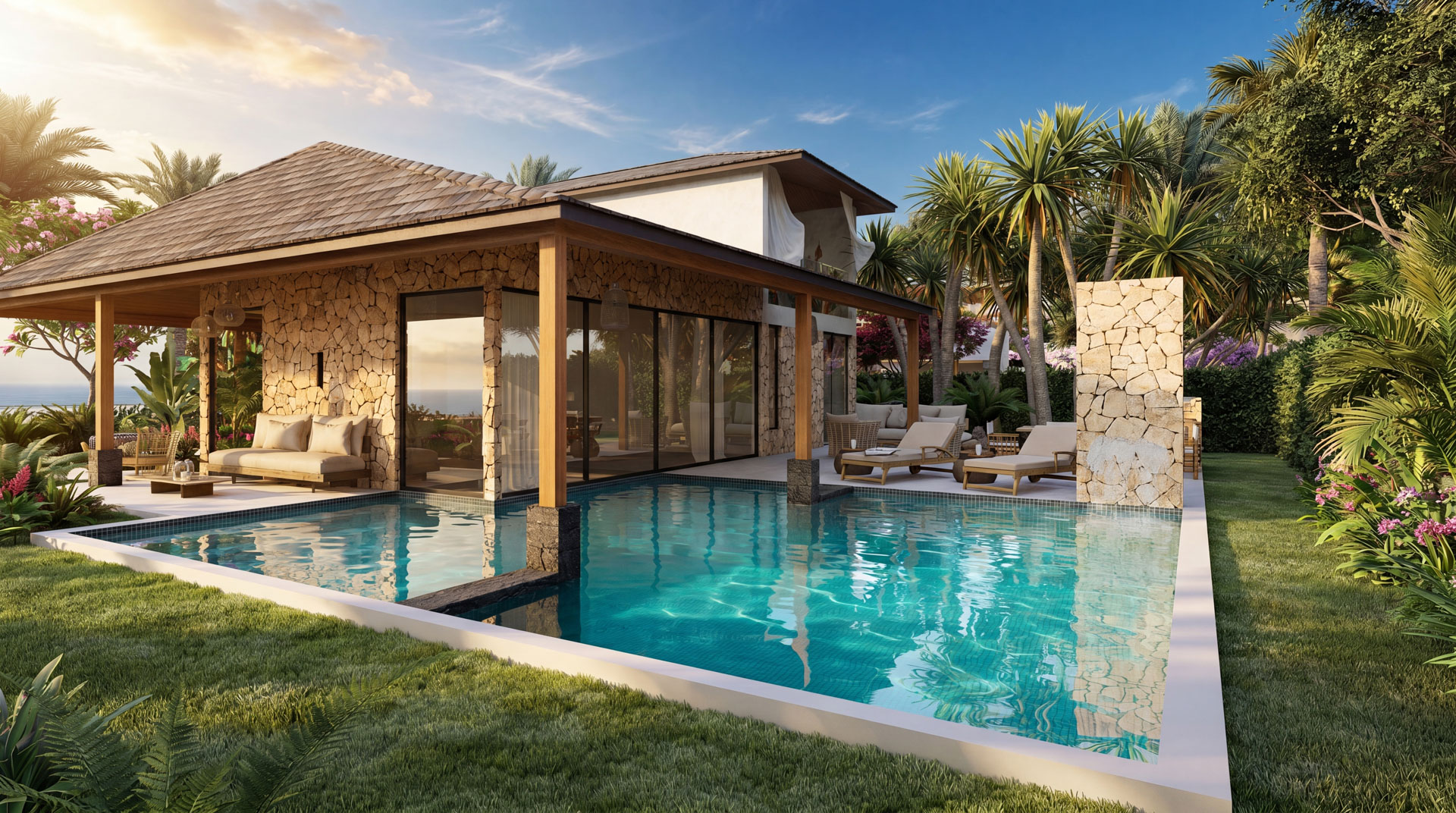 Flor de Pacifico luxury residence architectural rendering