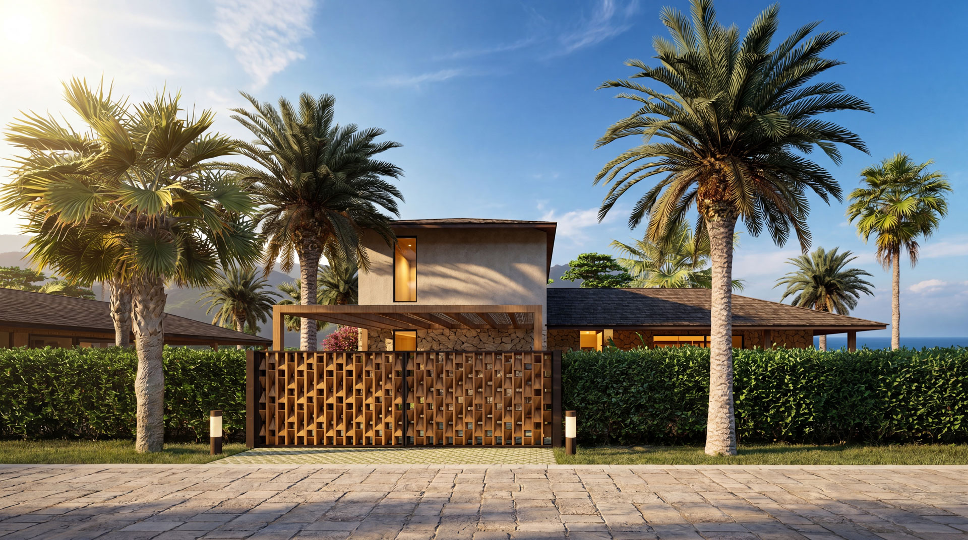 Flor de Pacifico luxury residence architectural rendering