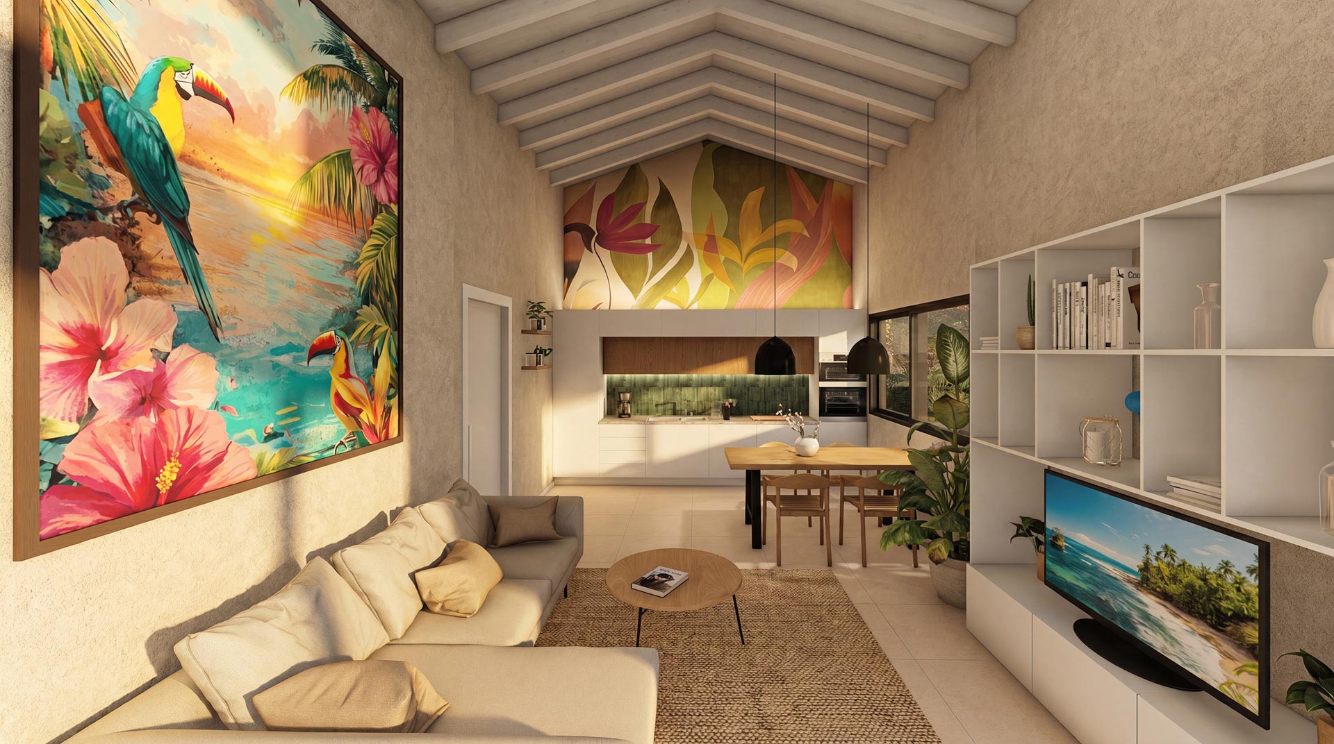 Flor de Pacifico luxury residence architectural rendering