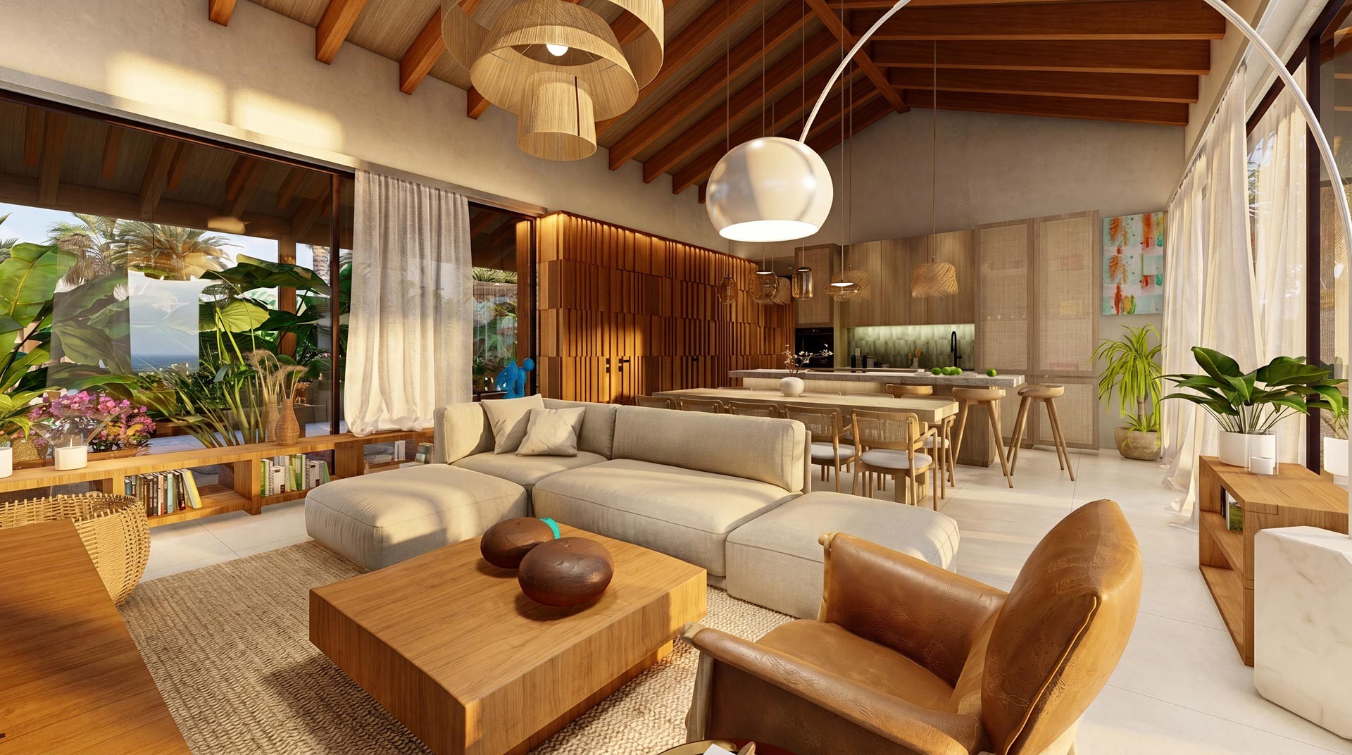 Flor de Pacifico luxury residence architectural rendering
