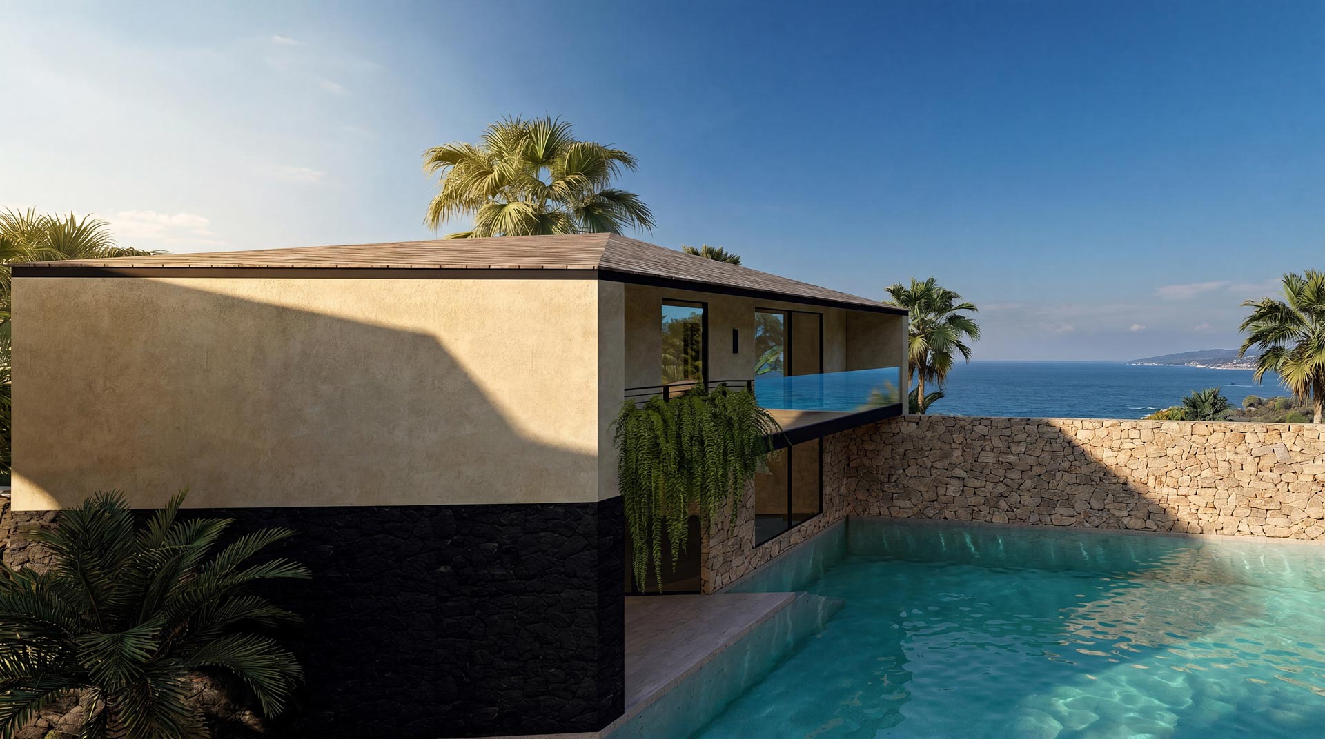 Flor de Pacifico luxury residence architectural rendering