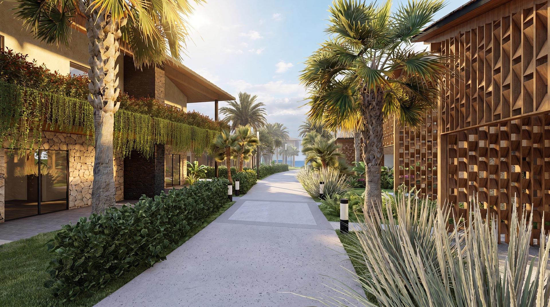 Flor de Pacifico luxury residence architectural rendering