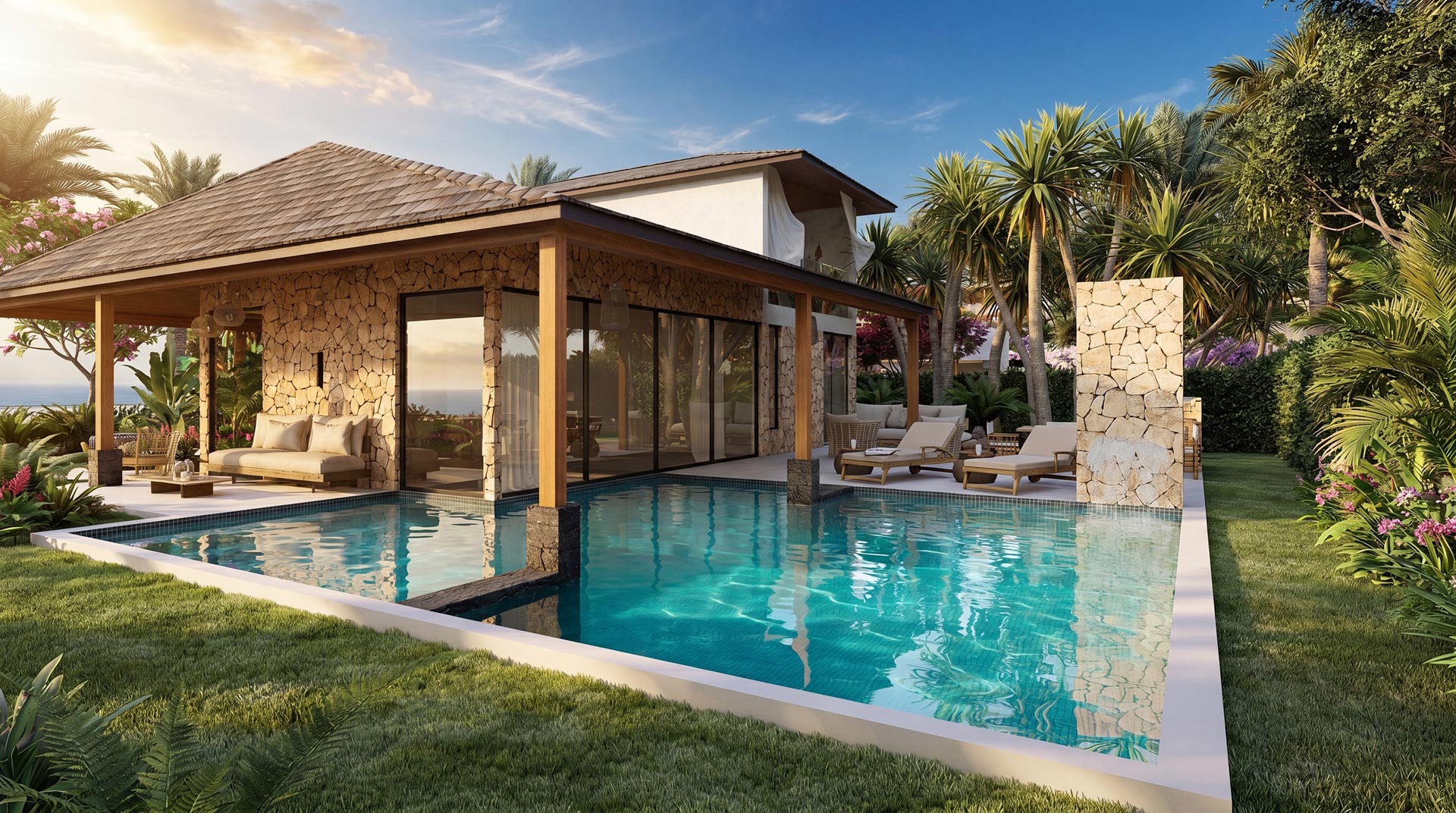 Flor de Pacifico luxury residence architectural rendering
