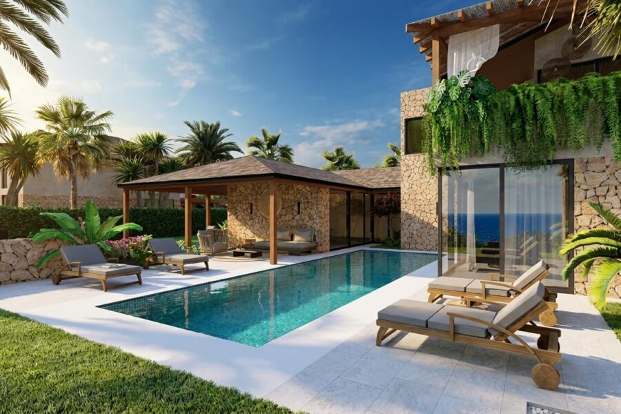 Flor de Pacifico luxury residence architectural rendering